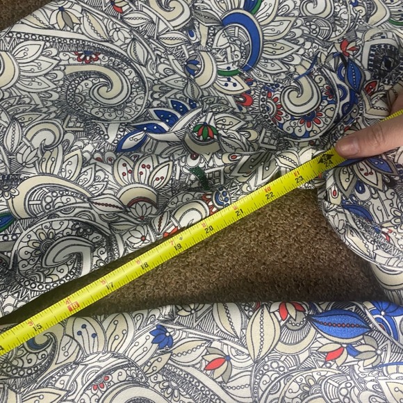 Eric Women's Patterned Pants Paisley Print Colorful Casual Size 4 30" WaistEUC - Picture 7 of 7